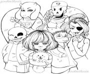 undertale valentine s day free lineart by pixelartlinda 